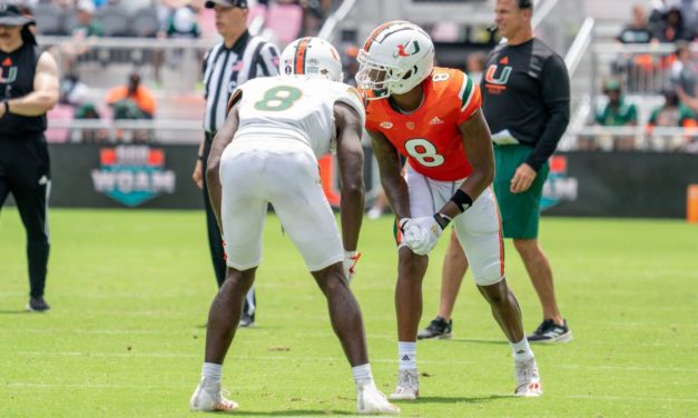 DJ Ivey Shows Improvement in Spring Game